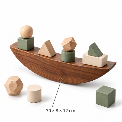 Balansspel met gebogen basis