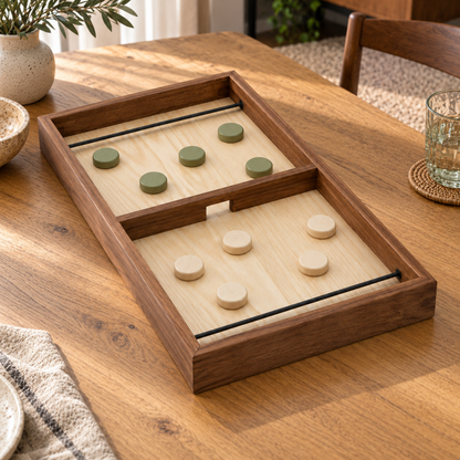 Houten puckduel