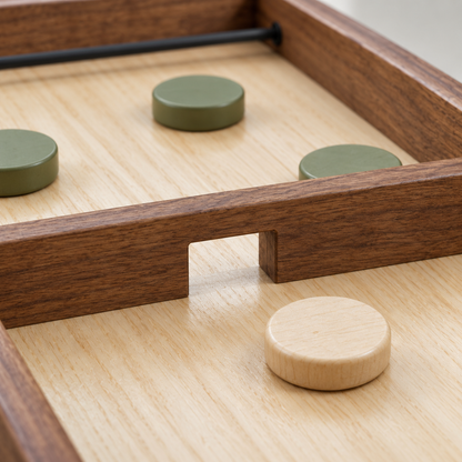 Houten puckduel